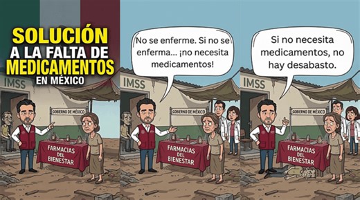CARTÓN: LA NUEVA RECETA DEL IMSS: ¡NO ENFERMARSE!