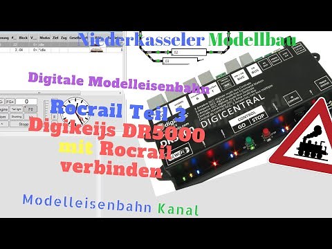 Rocrail Part 3: Connecting Digikeijs DR5000 to Rocrail allows control of the digital layout.