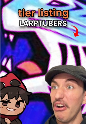tier listing LarpTubers #larp #mrbeast #jacksepticeye