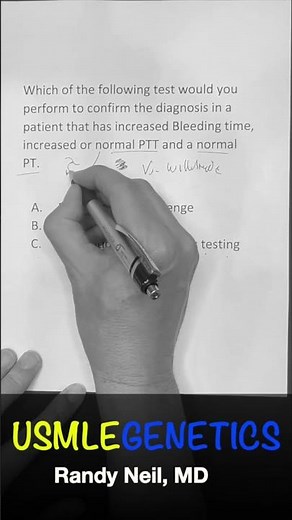 USMLE GENETICS #SHORTS Less than 1 minute