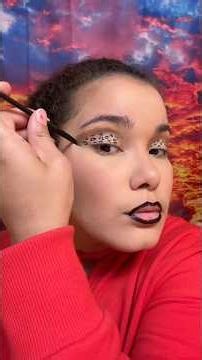 “Cheetah Print Makeup Tutorial”🐆