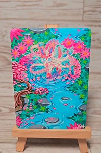 🎀 Sylveon Painting Process 🎀 This one is so pretty, the petals make it look so peaceful. I haven't painted a Sylveon card in a very long time. Hope you like it! . 🎨 I painted this on Sylveon card from Terastal Festival - Susumu Maeya . #sylveon #Eeveelutions #eeveelution #eevee #sylveonart #pokemonart #pokemoncards #terastalfestival #prismaticevolutions #eeveeheroes #nostalgic #nostalgia #pokemoncollection #cardshow | NovaCollects