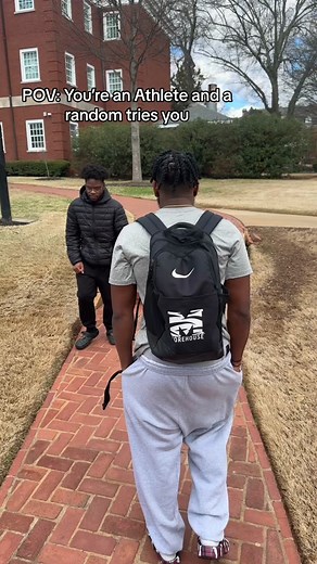 POV: You’re an Athlete and a random tries you