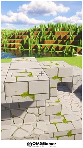 OMGGamer | ⚔️⛲ Sword Fountain Tutorial in Minecraft With Epic Design and Fantasy Vibes ✨💧 Build a stunning sword fountain by placing a large custom... | Instagram