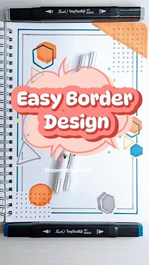 Creative Border Design Ideas for Your Notebook