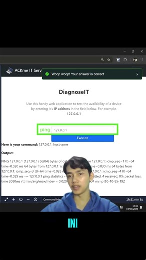 Find Out Server IP Address with Command Injection