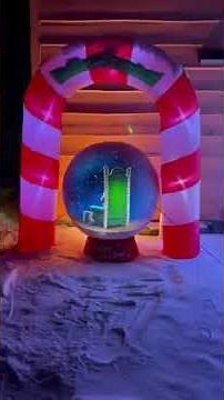 Santa and his Elves in Snowglobe AtmosFAN video