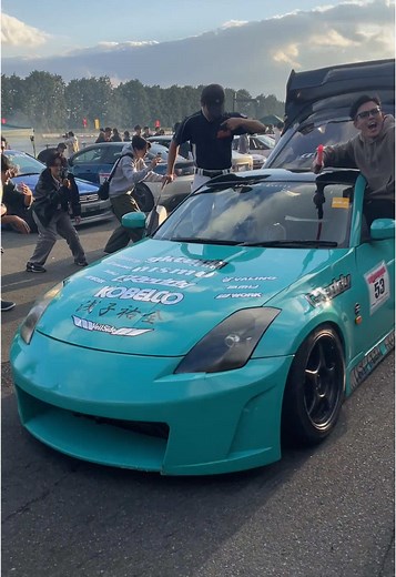 ドリフトはギャラリー沸かせてなんぼやろ #学ドリ #z33 #350z #ドリフト #ドリ車