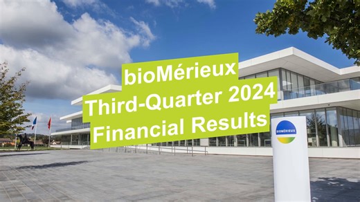 📢 We are announcing today our Third-Quarter 2024 results: bioMérieux achieved a solid performance with 11% of organic growth and €969m of sales. Our activity in the first 9 months of the year has been fueled by the 4 main drivers of our strategic plan announced in April: BIOFIRE® non-respiratory panels ( 18% of sales), continued expansion of the BIOFIRE® SPOTFIRE® point-of-care solution (€53m of sales), microbiology ( 9% of sales) and Industrial Applications ( 9% of sales). In addition, BIOFIRE