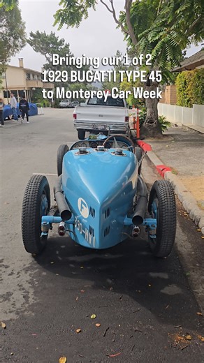 The Perridon Collection on Instagram: "1929 16-cylinder BUGATTI at Monterey Car Week🔥 Our Type 45 travelled from the Netherlands to the United States for Monterey Car Week. We took it for a drive through Carmel and it was displayed on the BUGATTI stand at Pebble Beach together with the newly revealed BROUILLARD. #Bugatti #Type45 #16Cylinder #MontereyCarWeek #PebbleBeach #Brouillard"