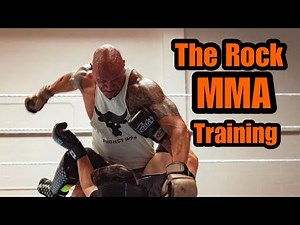 Dwayne Johnson MMA Training For The Smashing Machine