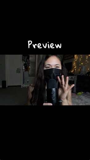 Preview: Masked Random ASMR Rambles & Triggers For Sleep/Relaxation 😴 #asmr #whisperasmr #relax