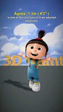 Despicable Me Characters Size Comparison | From Smallest to Largest #despicableme #minons