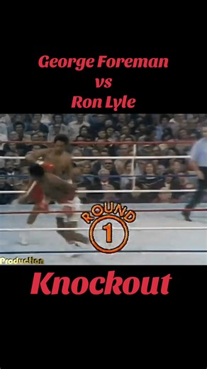 George Foreman vs Ron Lyle Boxing Match Highlights