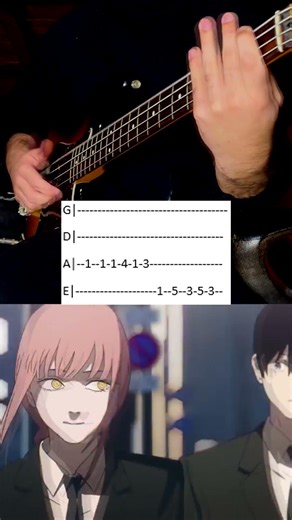 Chainsaw Man op - Bass cover + tabs