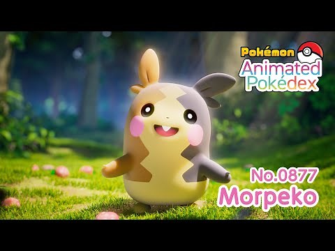 Pokémon animated Pokédex No.0877 "Morpeko"