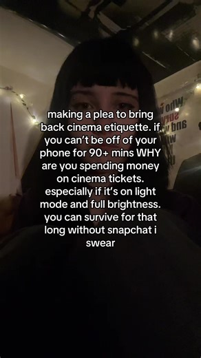 Encouraging Better Cinema Etiquette in Today's Movies