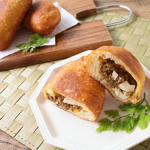 手軽に手作り ロシアの揚げピロシキ 作り方・レシピ | クラシル