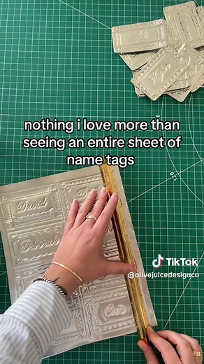 Creative Name Tag Designs on a Full Sheet