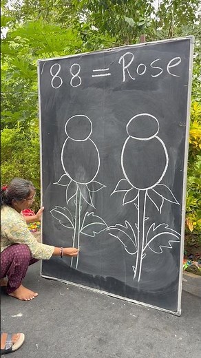 88 = How to draw a rose step by step for beginners #art #shorts