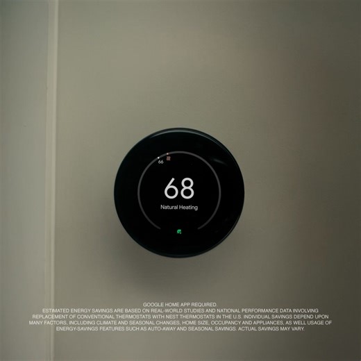 Make your home comfier with the Nest Learning Thermostat (4th Gen), available at The Home Depot. | The Home Depot