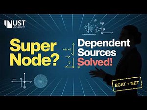 Linear Circuit Analysis | Super Node & Dependent Source Problems Explained | NUST University