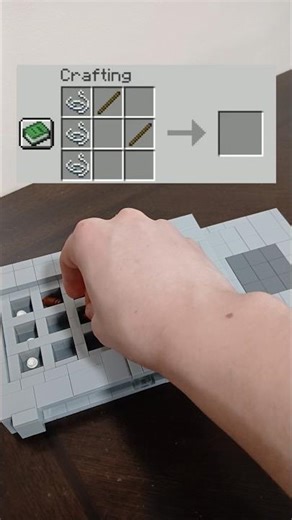 Crafting a Minecraft Bow Out Of Lego #minecraft #lego