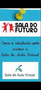 Como o estudante pode acessar a Sala de Aula Virtual na Sala do Futuro