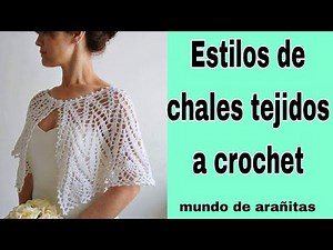 chales tejidos a crochet ❤️