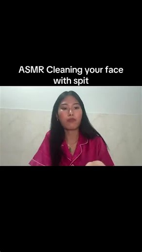 ASMR Cleaning your face with Spit. YT: asmrwithdena #creatorsearchinsights #asmr #mouthsounds #spitpainting #relaxing