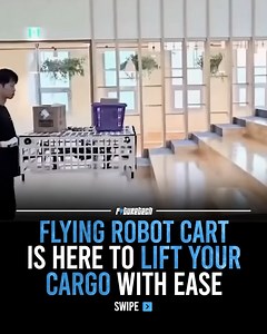 Future Tech | Researchers at SeoulTech in Korea have introduced Palletrone, a flying cargo transport system that combines robotics with human... | Instagram