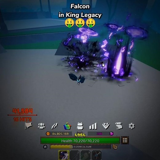 BloxFruits VS King Legacy ( Falcon VS Pterodactyl #roblox #bloxfruits #kinglegacy