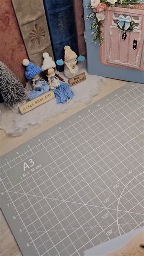 Let's turn this card into a scrappy notepad #wintercottagejournal #junkjournal #scrapbooking #cottagedoorjournal | Aisha Khan Arts