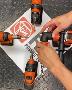 One drill, multiple chucks, many solutions! The FEIN cordless Q range of screwdrivers are equipped with the QuickIN interface. That means you can attach the matching QuickIN Chuck that enables you to switch between drilling, tapping and fastening flexibly. If you need to work in hard-to-reach places, the angle head will help you! | Fein