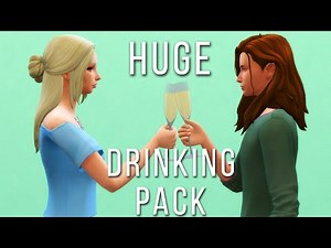 🥂Sims 4 Drinking Animation Pack