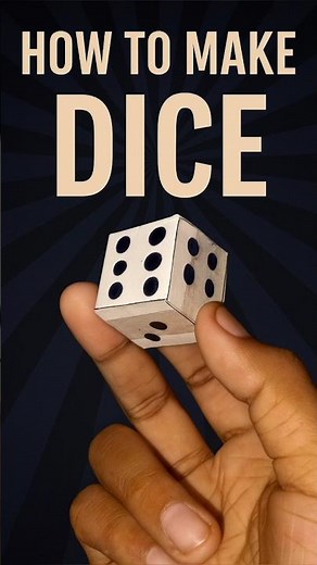 How To Make Dice Tutorial | DIY Dice for Ludo & Board Games🎲🎲 #swarnadipexperiment #diy #dice #ludo