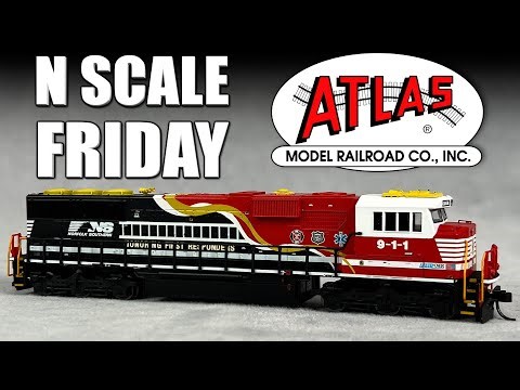 EMD SD60E Norfolk Southern 9-1-1 Atlas Master N Scale Friday