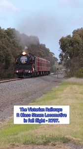 The Victorian Railways Hudson R Class Steam Locomotive in full flight! 707 Operations Inc R707 City of Melbourne! Follow for more trains videos. | Schony747 Youtube & DVD