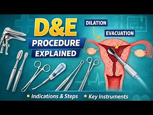 Dilation and Evacuation (D&E) Procedure | Indications, Steps & Instruments #gynaecology #surgery