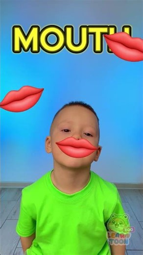 👃👁️ Let’s Learn Face Parts with a Fun Song! 🎶😄 #Learning #Kids #Shorts