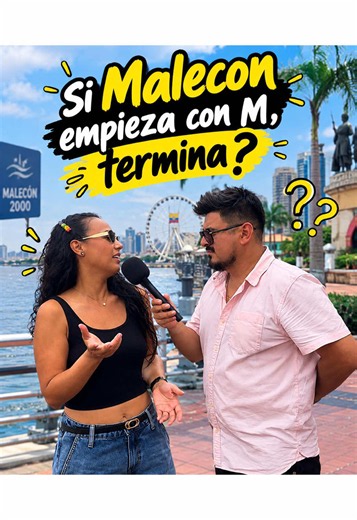 ¿Si 'malecón' empieza con M termina en? Explicación corta