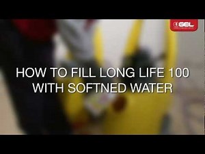 Underfloor heating system. Flushing with GEL Long Life Super Flush 40