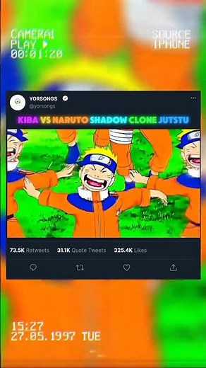 Shadow clone jutsu naruto vs kiba 😂😅#naruto #adventure #anime