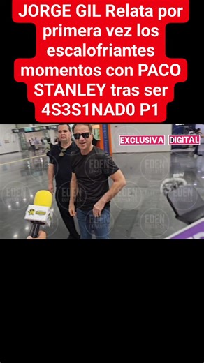🚨AMIGO DE PACO STANLEY RELATA LO NUNCA ANTES DICHO. REVELADORAS CONFERSIONES 🚨 . JORGE GIL Relata por primera vez los escalofriantes momentos con PACO STANLEY tras ser 4S3S1NAD0 / P1 . El ex compañero de PACO STANLEY contó a los medios de comunicación algo nunca antes dicho sobre como 4 tiros arrebataron la vida del conductor . A 26 años se dan a conocer hechos no revelados y fue en el aeropuerto de la ciudad de México que GIL decidió romper el silencio . 6 detonaciones fueron realizados y 4 d