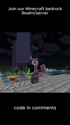 join our bedrock realm #minecraft