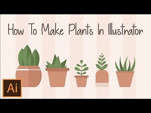 How To Make Plants In Adobe Illustrator!