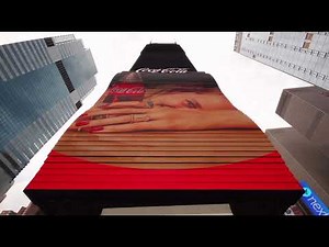 Coca-Cola installs world’s FIRST 3D robotic billboard
