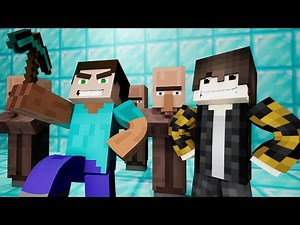 Songs and Animation Minecraft "Hacker" and "Diamond King"
