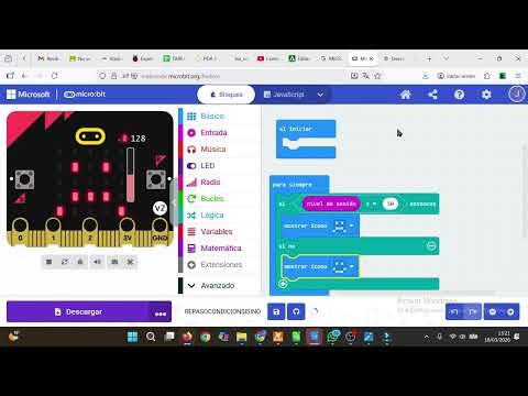 microbit Repaso Estructuras de programación Condiciones Si y Si no Volumen CYR1ESO D IES Monterroso