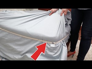 Keep sheets from coming off the bed with a giant rubber band?